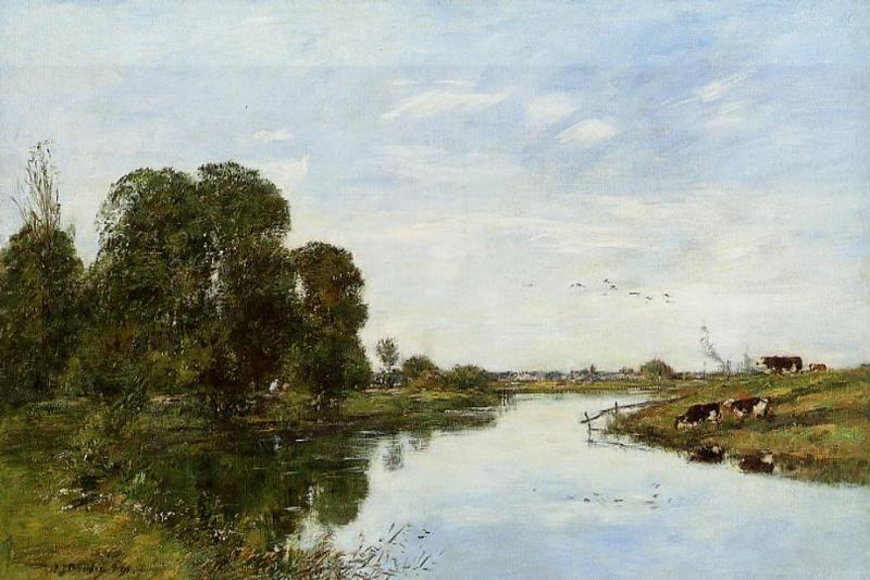 The Toques At Saint-arnoult — Eugène Louis Boudin