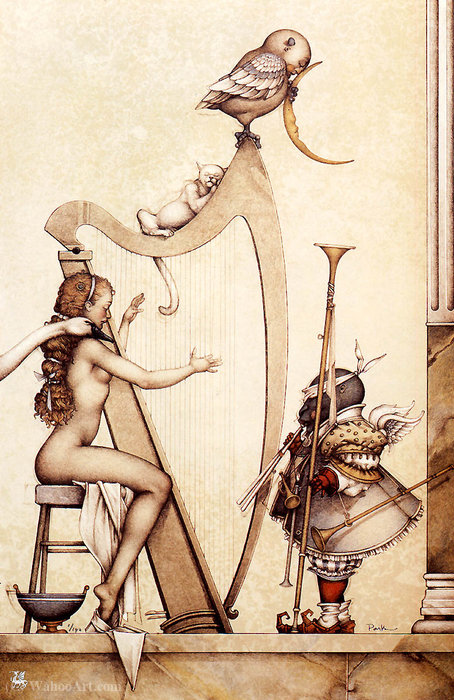 Moon Harpe — Michael Parkes