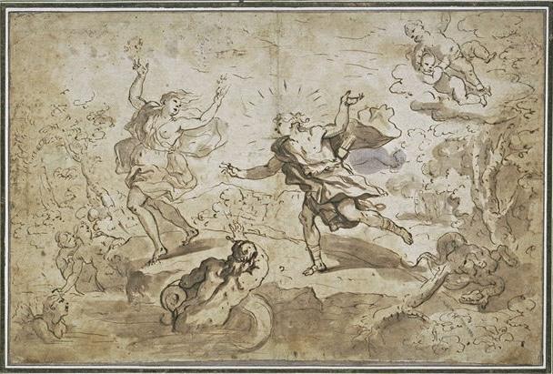 Apollon And Daphné — Luca Giordano