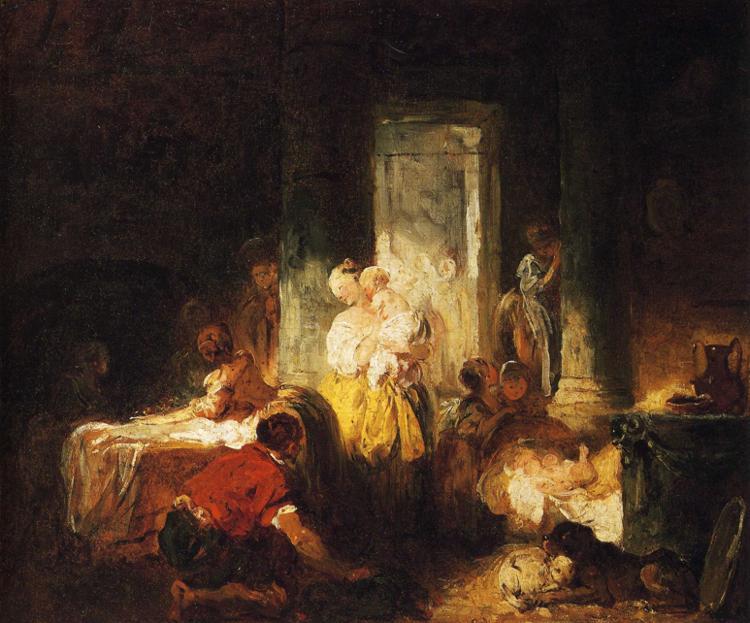 The Italian Family — Jean-honoré Fragonard