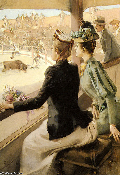 At The Bullfight — Albert Lynch