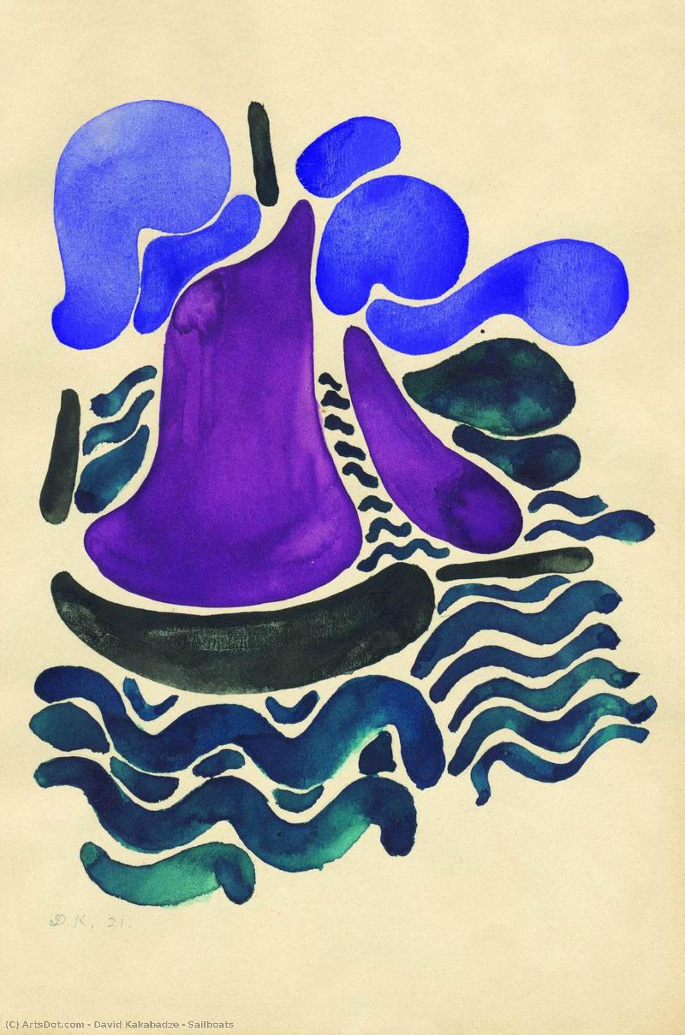 Sailboats — David Kakabadze
