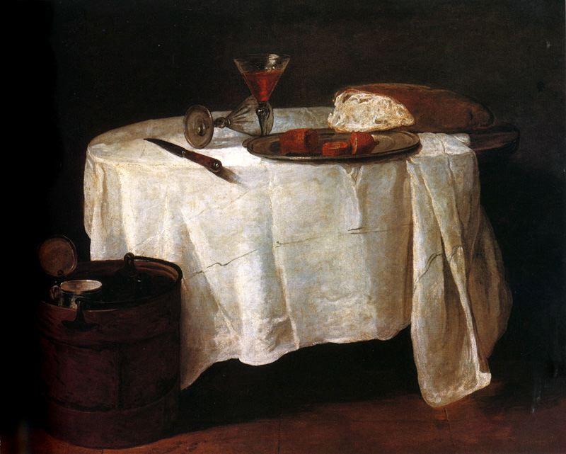 La Nappe Ou Le Torchon — Jean-baptiste-siméon Chardin