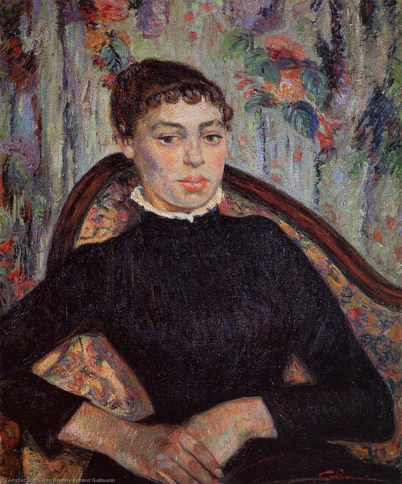 Portrait Of A Young Girl — Ferdinand Guillaumin
