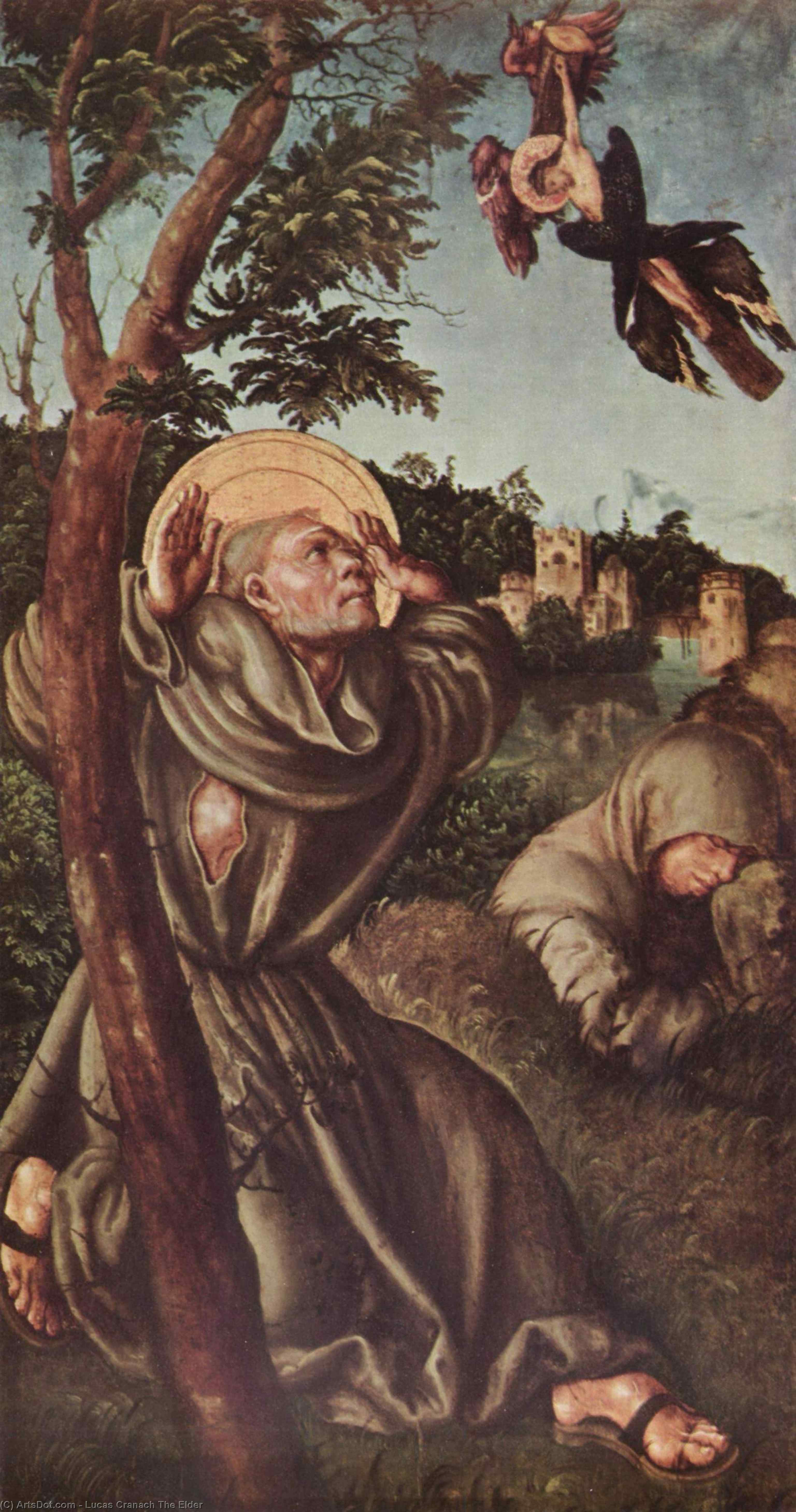 Stigmatiasation Of St. Francis — Lucas Cranach The Elder