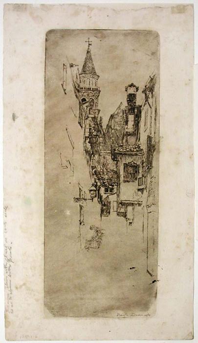 A Narrow Street — Frank Duveneck