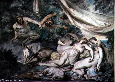 Nymphs Surprised By Satyrs — Giovanni Battista Cipriani