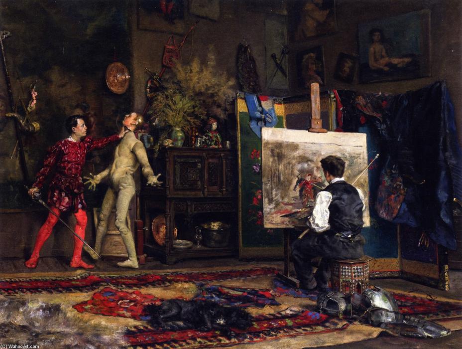 In The Artist's Studio — Julius Leblanc Stewart