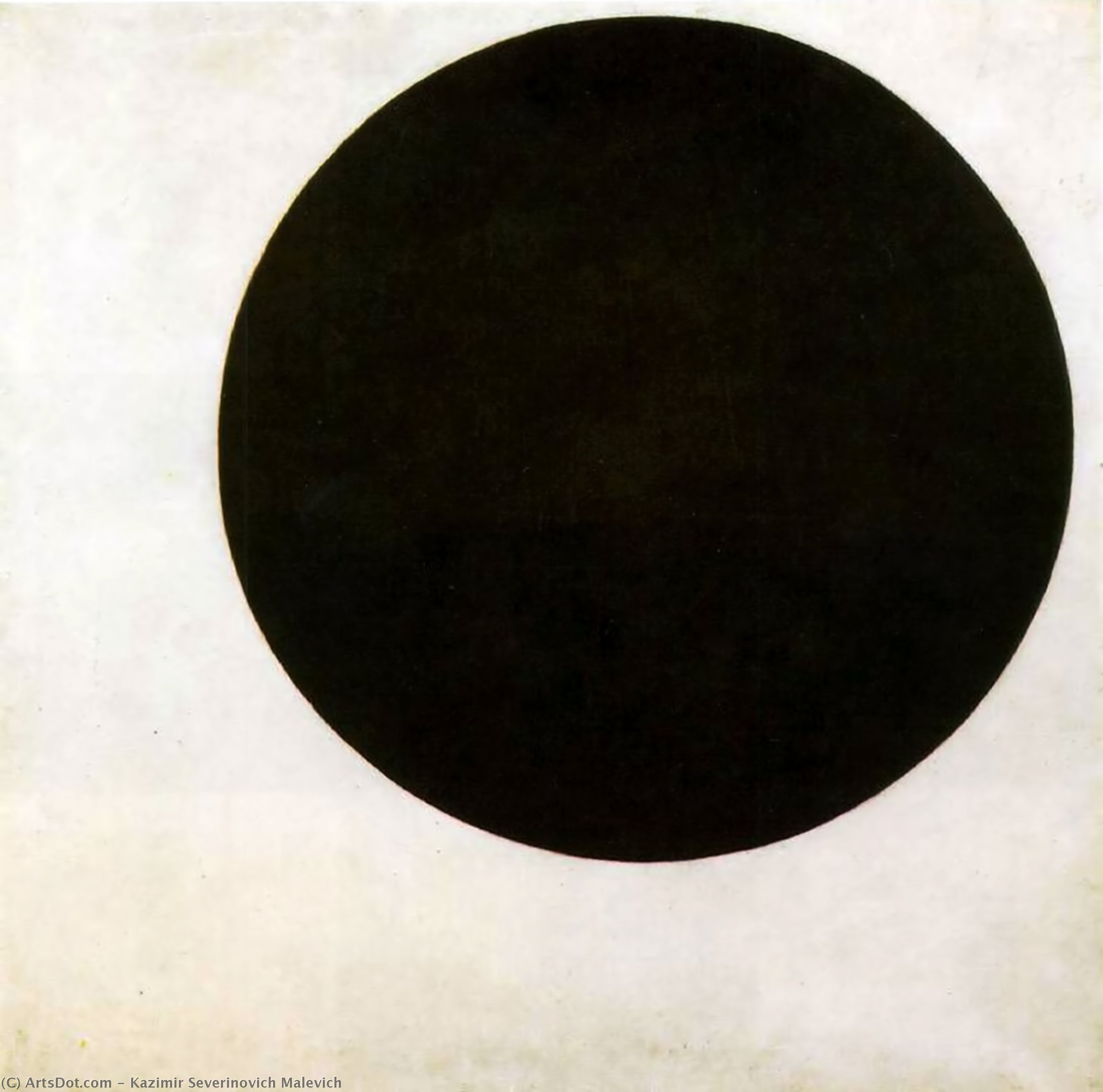 Black Circle [1913] State Russian Museum, — Kazimir Malevich