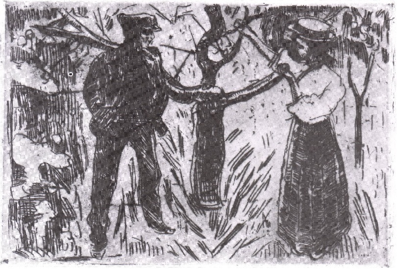 Adam And Eve — Edvard Munch