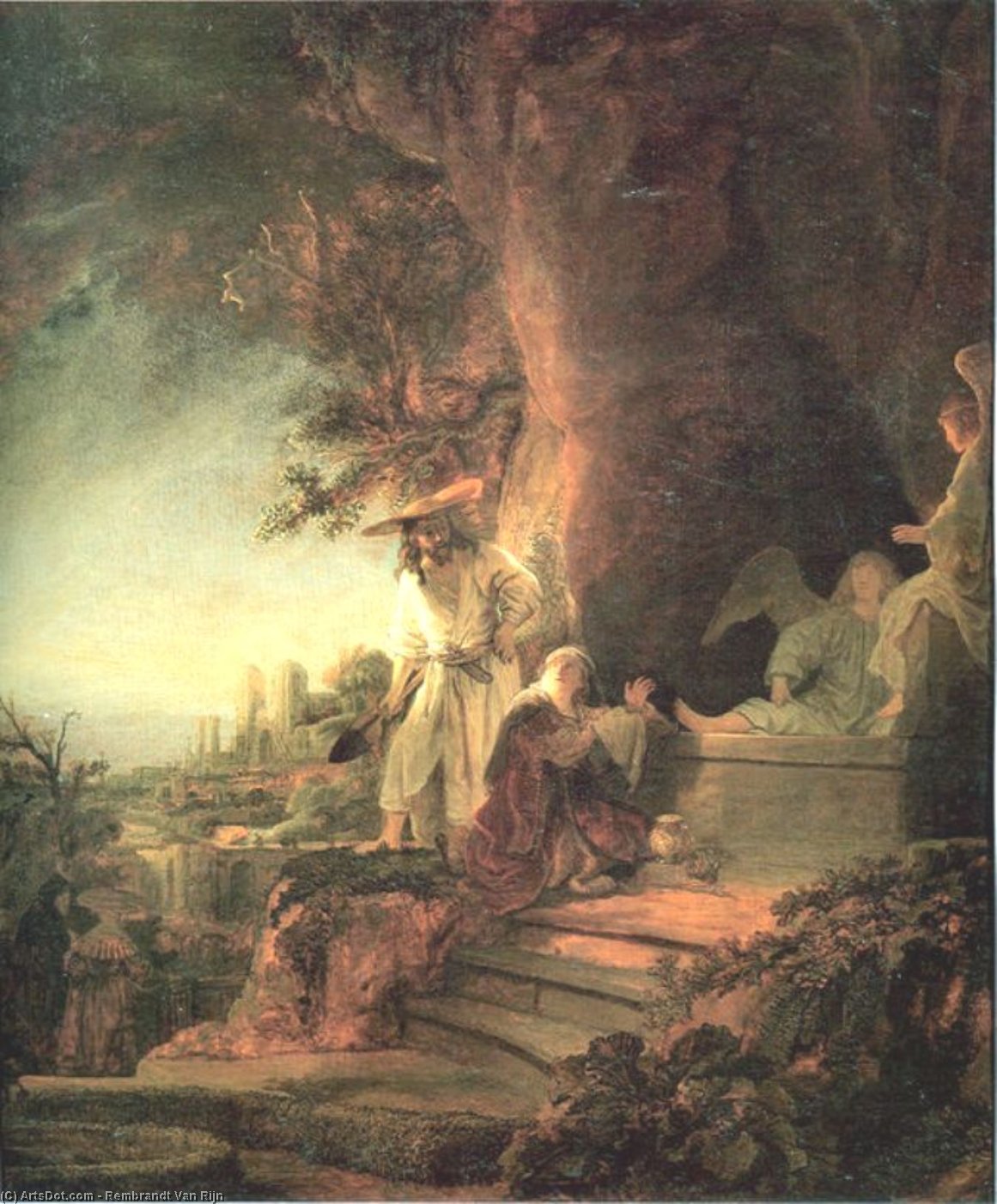 Christ Appears To Mary Magdalene — Rembrandt Van Rijn