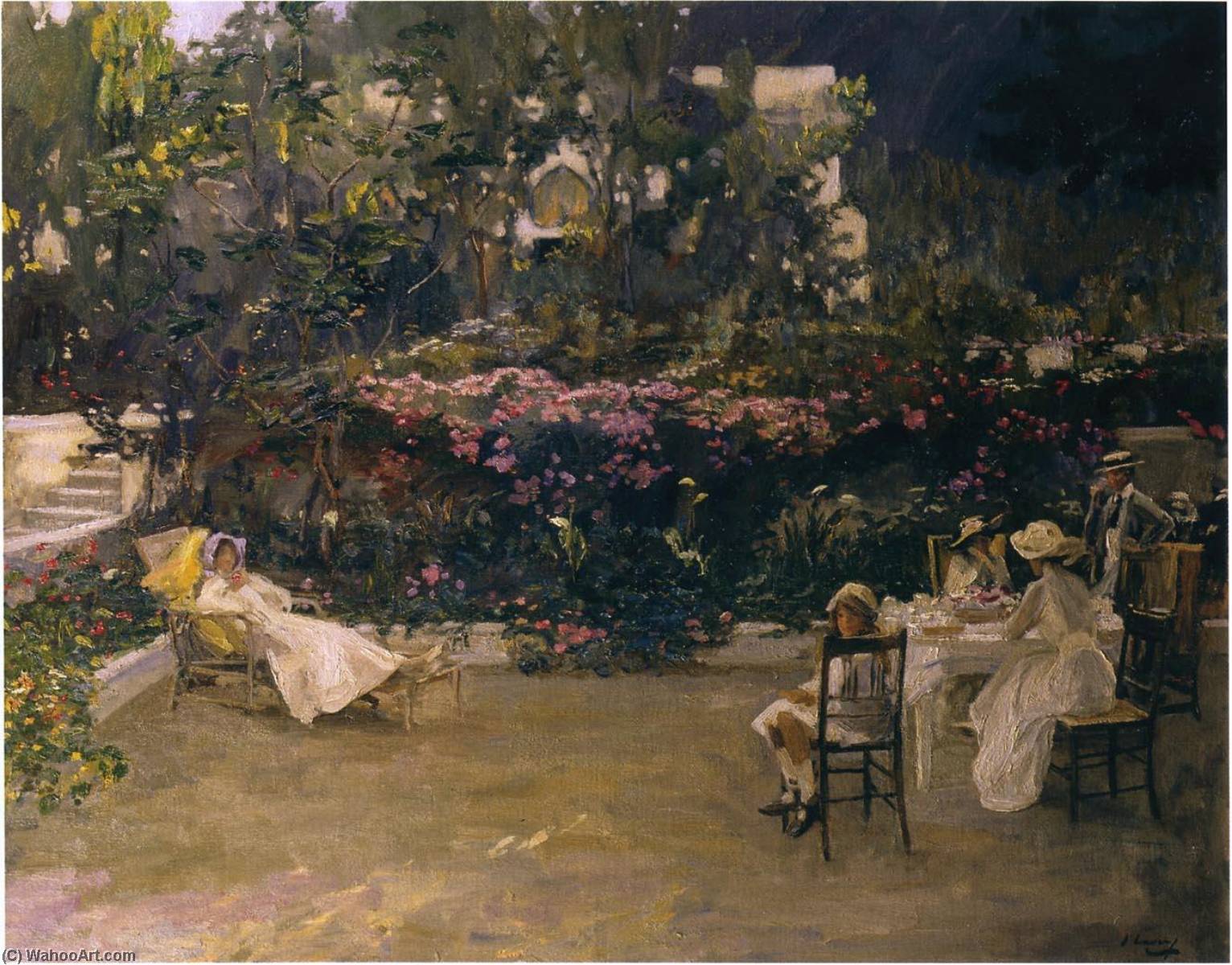 My Garden In Morocco — Sir John Lavery