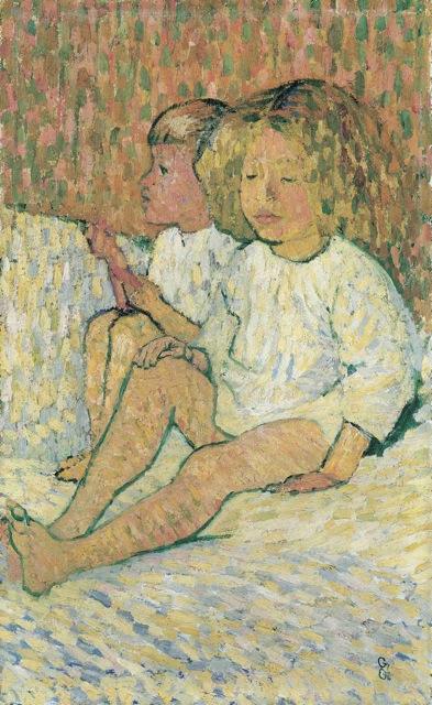 Kids In Bed — Giovanni Giacometti