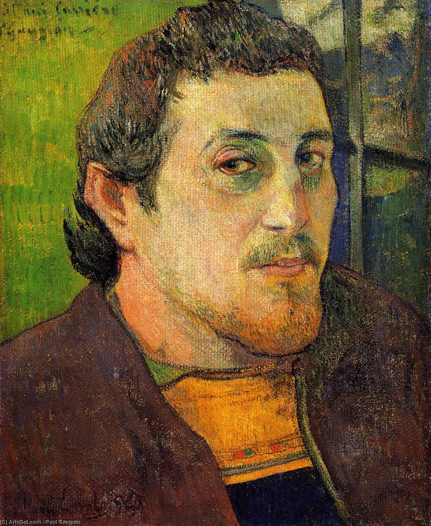 Self Portrait At Lezaven — Eugène Henri Paul Gauguin