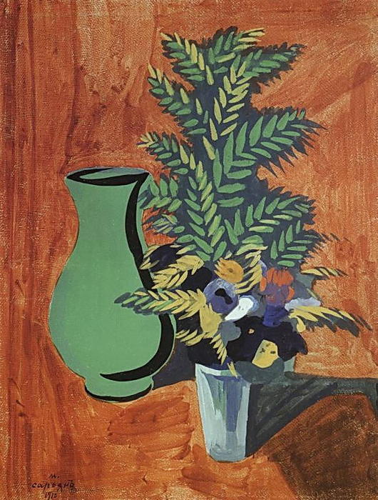 Green Jug And Bouquet — Martiros Sarian