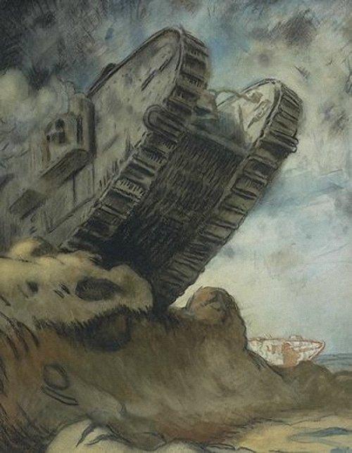 A Tank — Sir William Newenham Montague Orpen