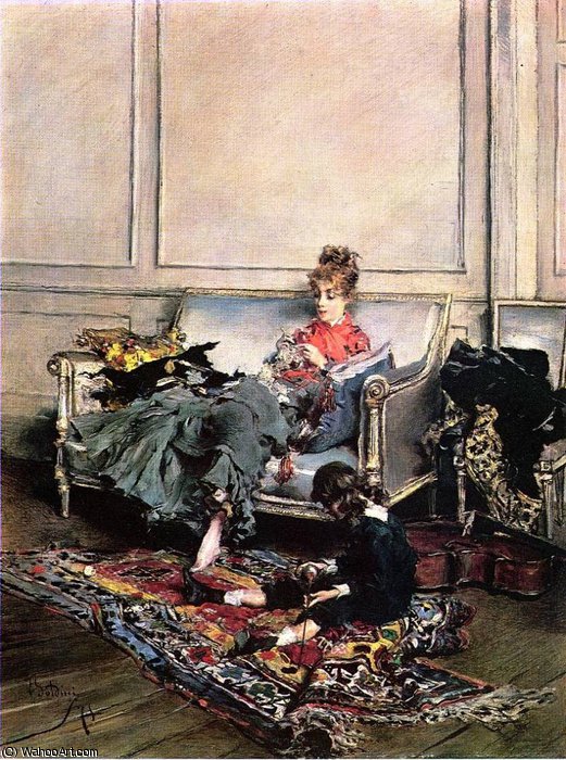 Peaceful Days Aka The Music Lesson — Giovanni Boldini