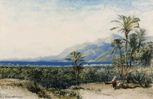 View Of The Adriatic Coast — William Wyld