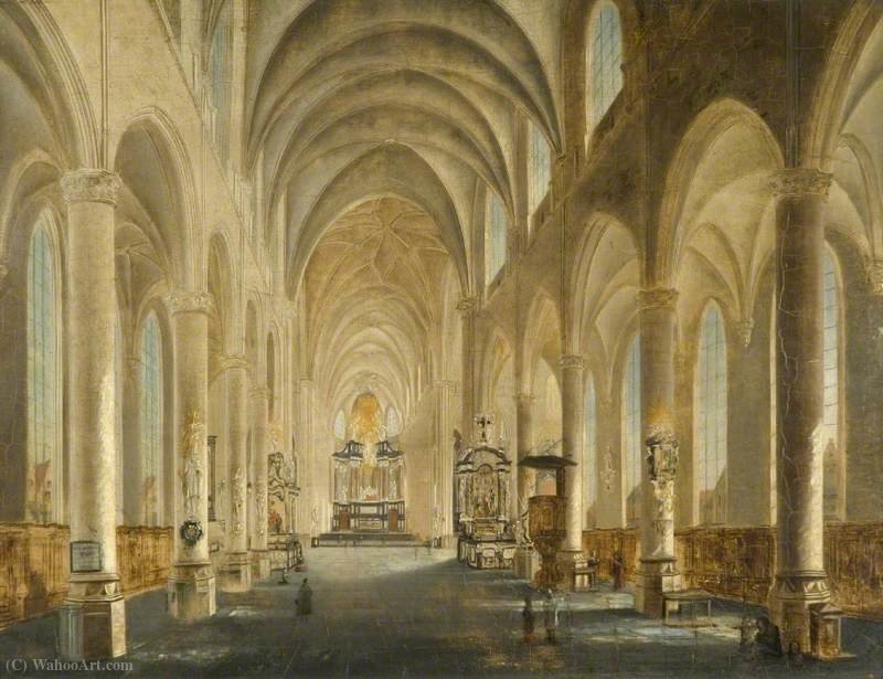 A Church Interior — Thomas Wyck