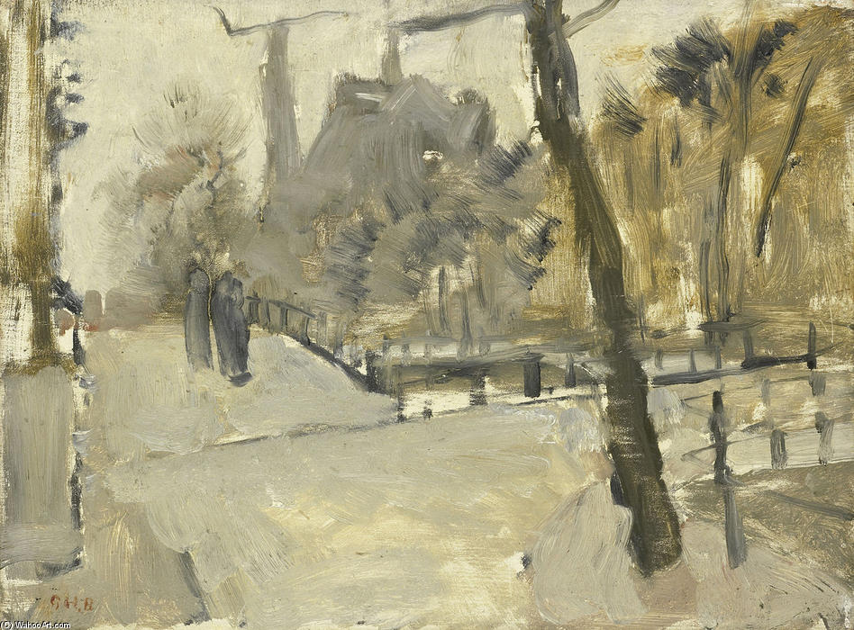 The Leidsegracht In Amsterdam — George Heidrik Breitner