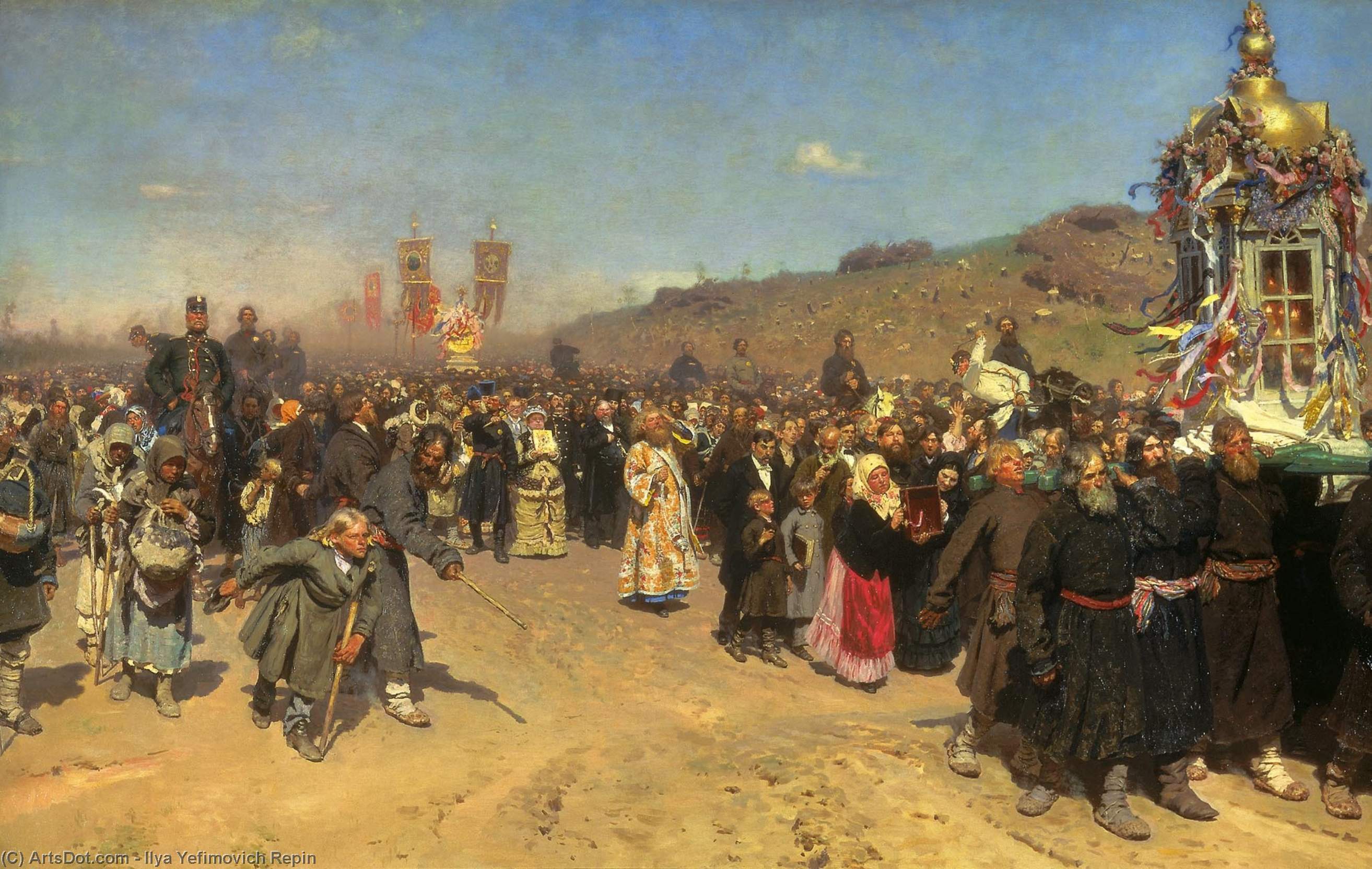 Krestny Khod (religious Procession) In Kursk Gubernia — Ilya Yefimovich Repin