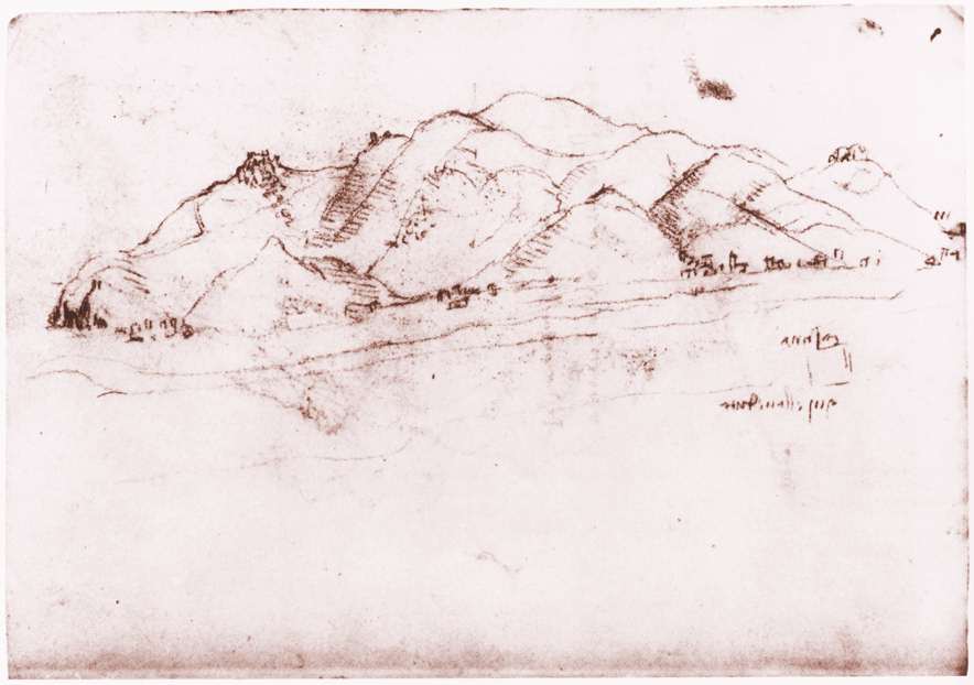 Landscape Near Pisa — Leonardo Da Vinci