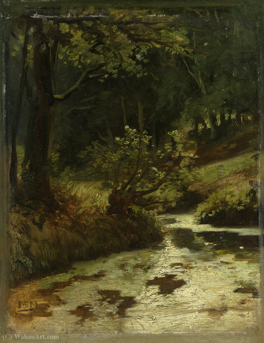 Brook In The Woods Near Oosterbeek — Matthijs Maris