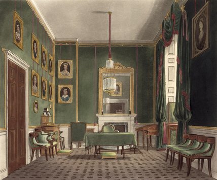 The Green Closet, Buckingham House — James Stephanoff