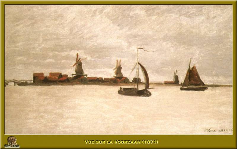Vue Sur La Voorzaan — Claude Monet