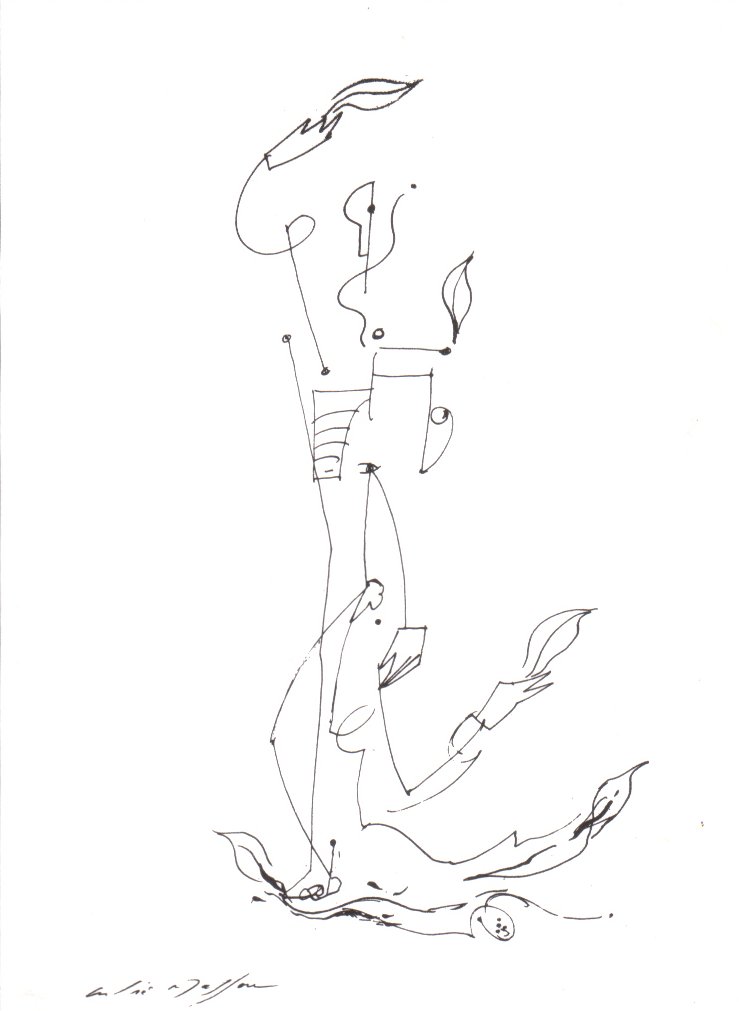 Automatic Drawing 03 — André Masson