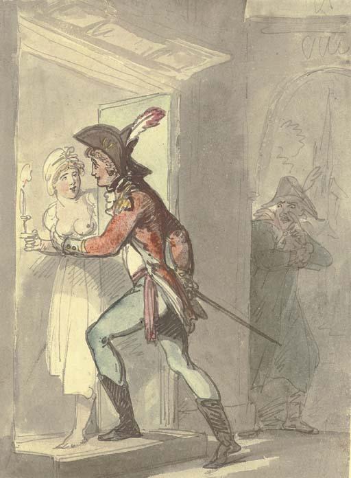 Men Have Their Entrances And Exits — Thomas Rowlandson