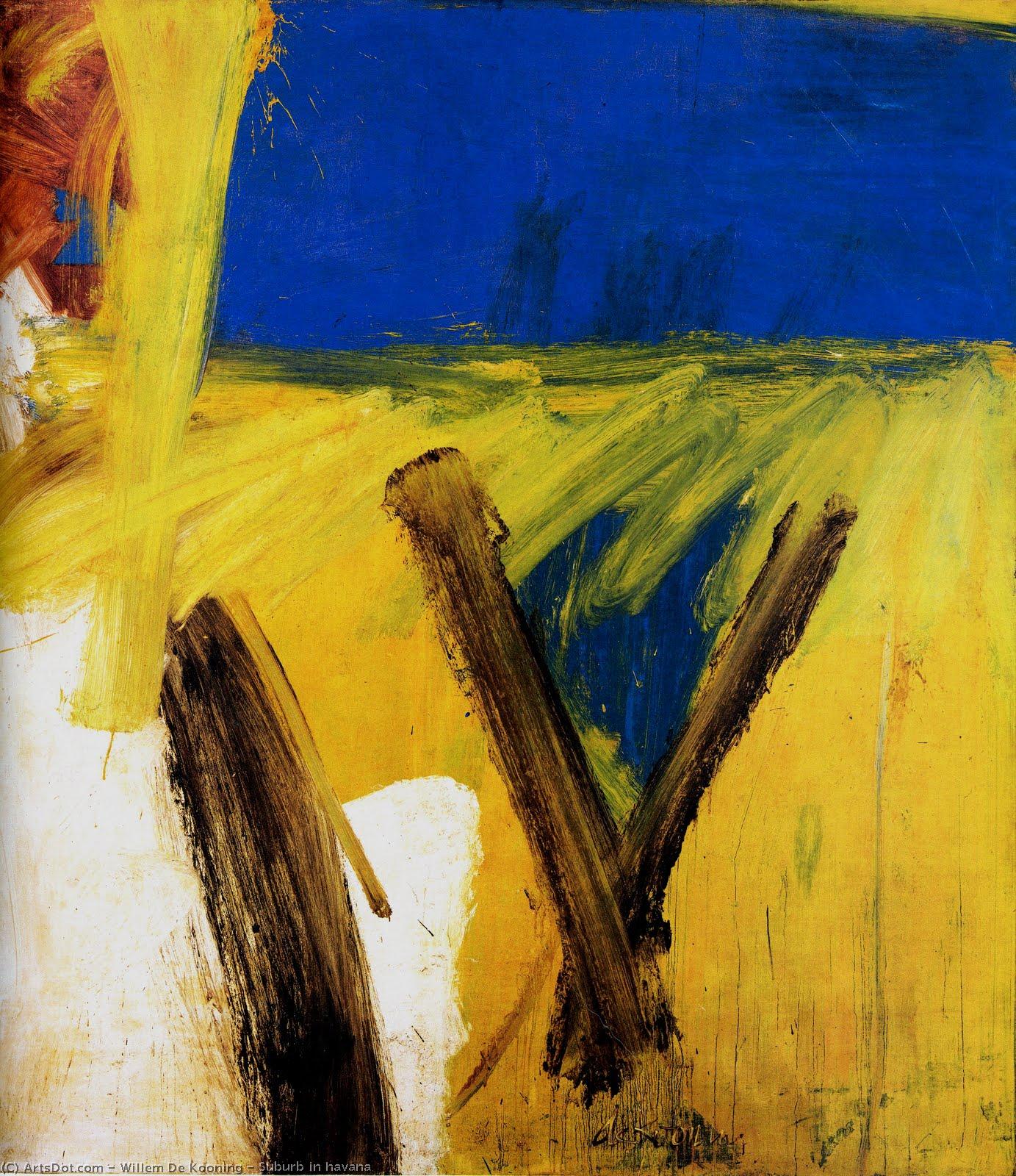 Suburb In Havana — Willem De Kooning