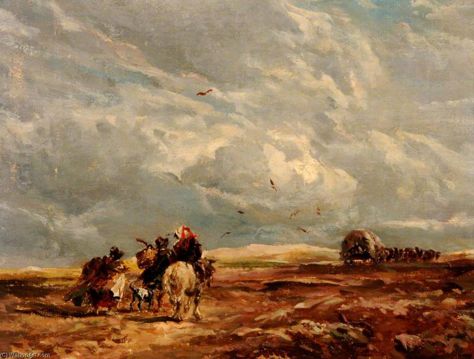 Crossing The Heath — David Cox The Elder
