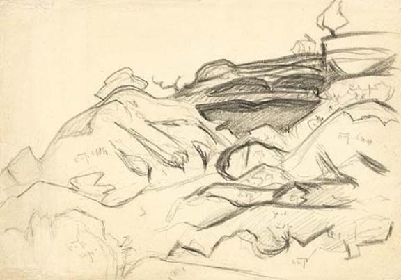 Sketch Of Landscape 24 — Nicholas Roerich