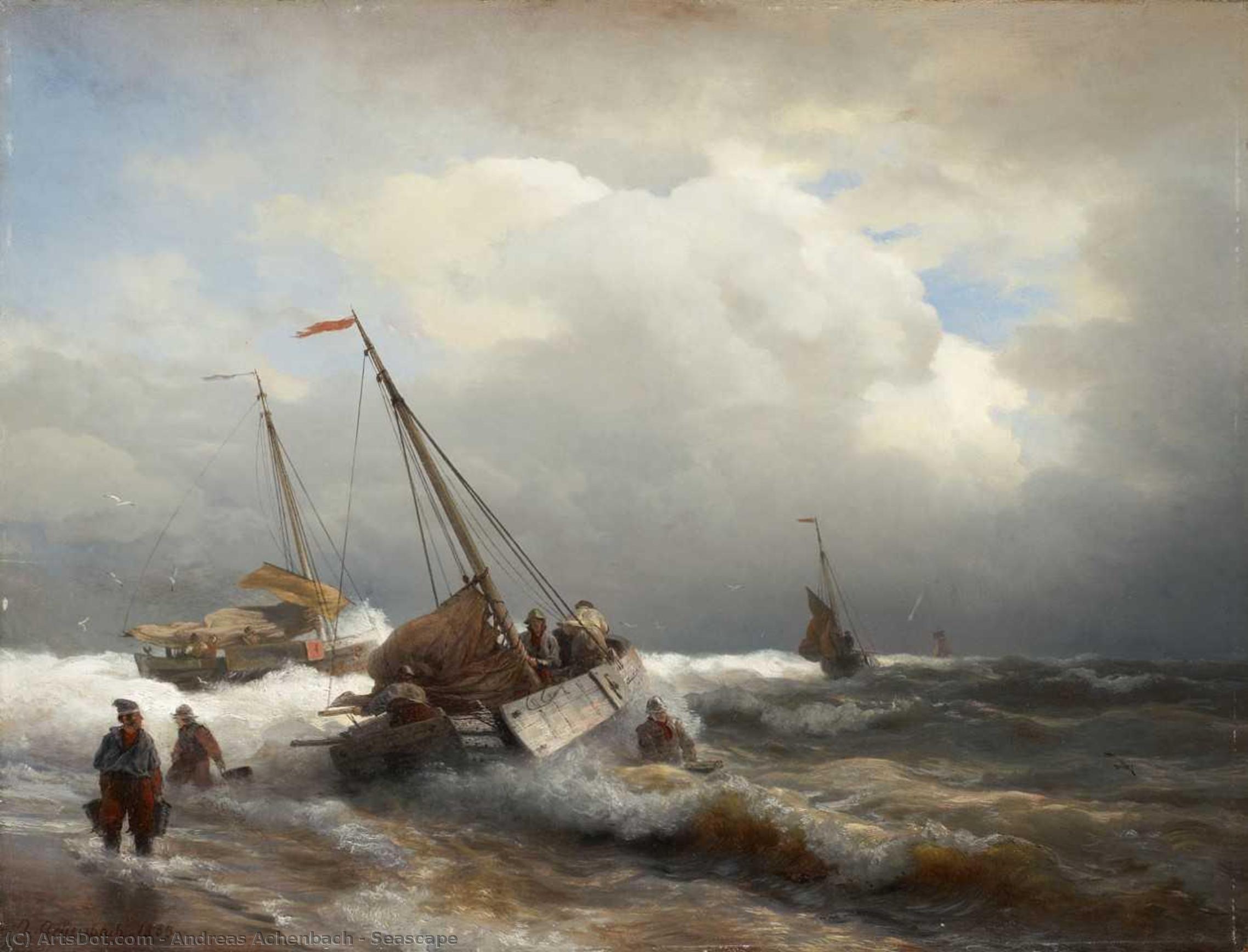 Seascape — Andreas Achenbach