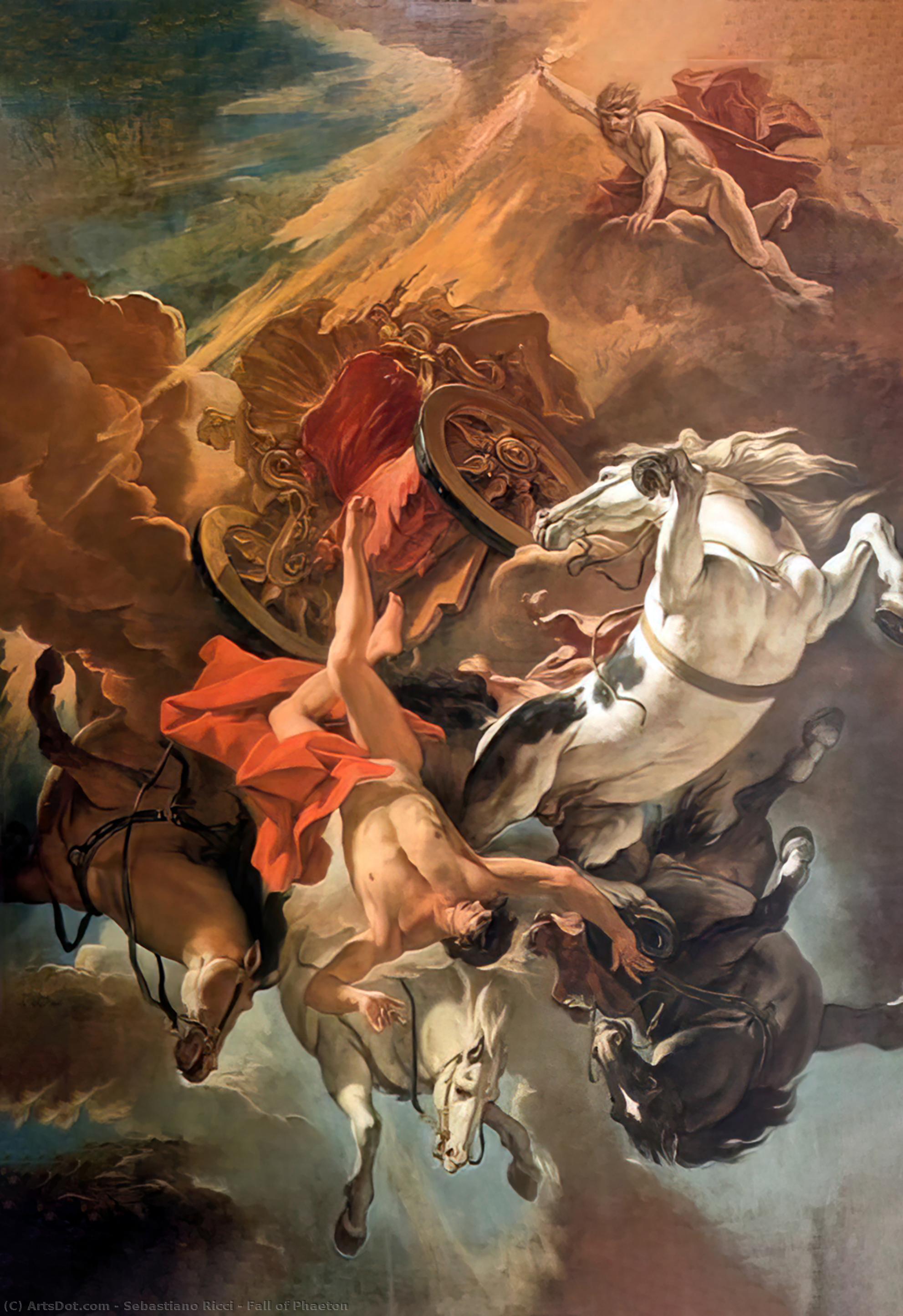 Fall Of Phaeton — Sebastiano Ricci