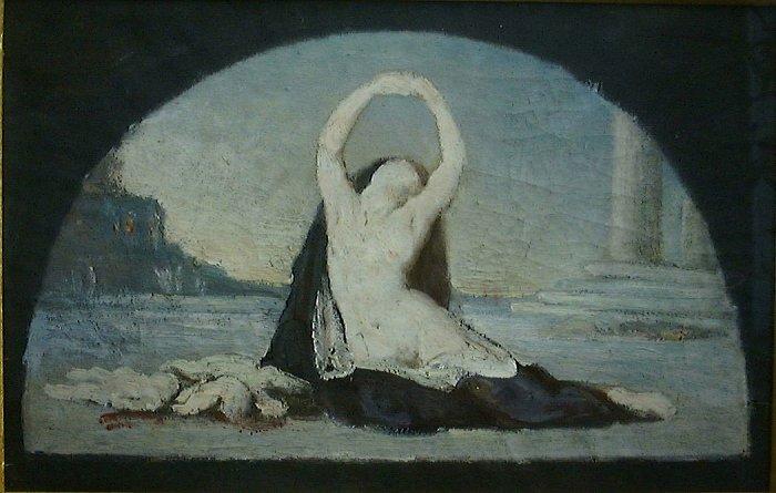 Woman In Classical Setting — Pierre Cécile Puvis De Chavannes