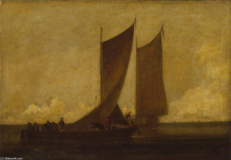Wherries On Breydon — John Sell Cotman