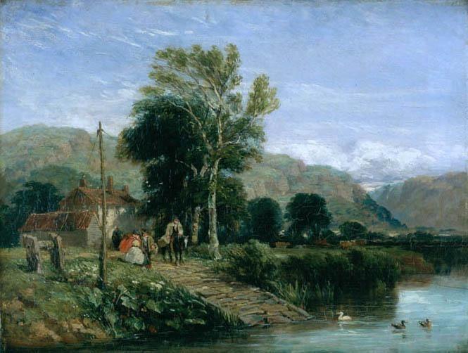 Waiting For The Ferry — David Cox