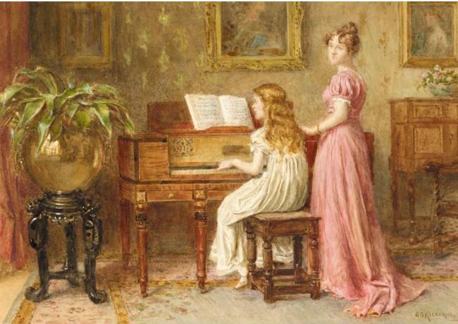 The Music Room — George Goodwin Kilburne