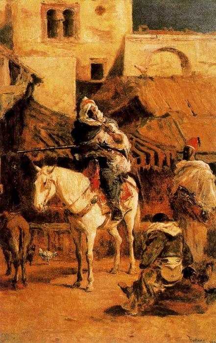 Arabic Horseman In Tangier — Mariano Fortuny
