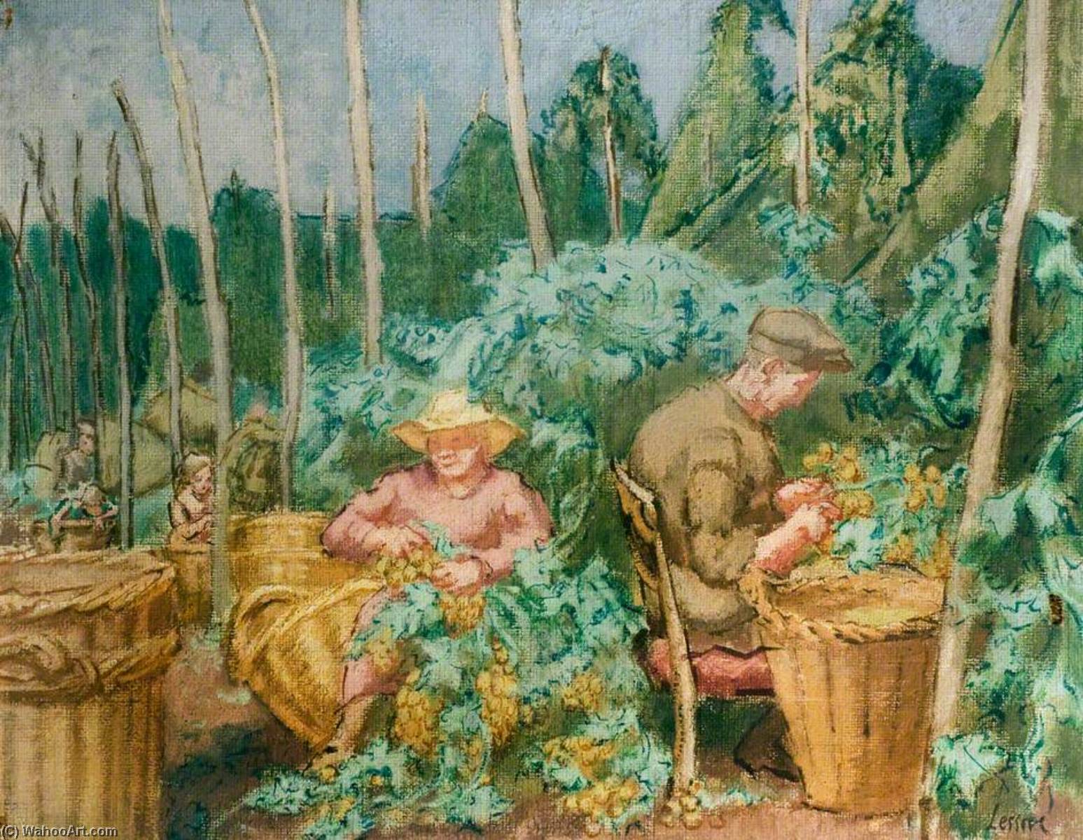 Hop Pickers — Thérèse Lessore