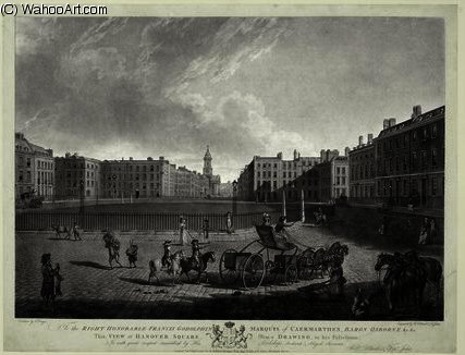 View Of Hanover Square, Engraved By Robert Pollard — Edward Dayes