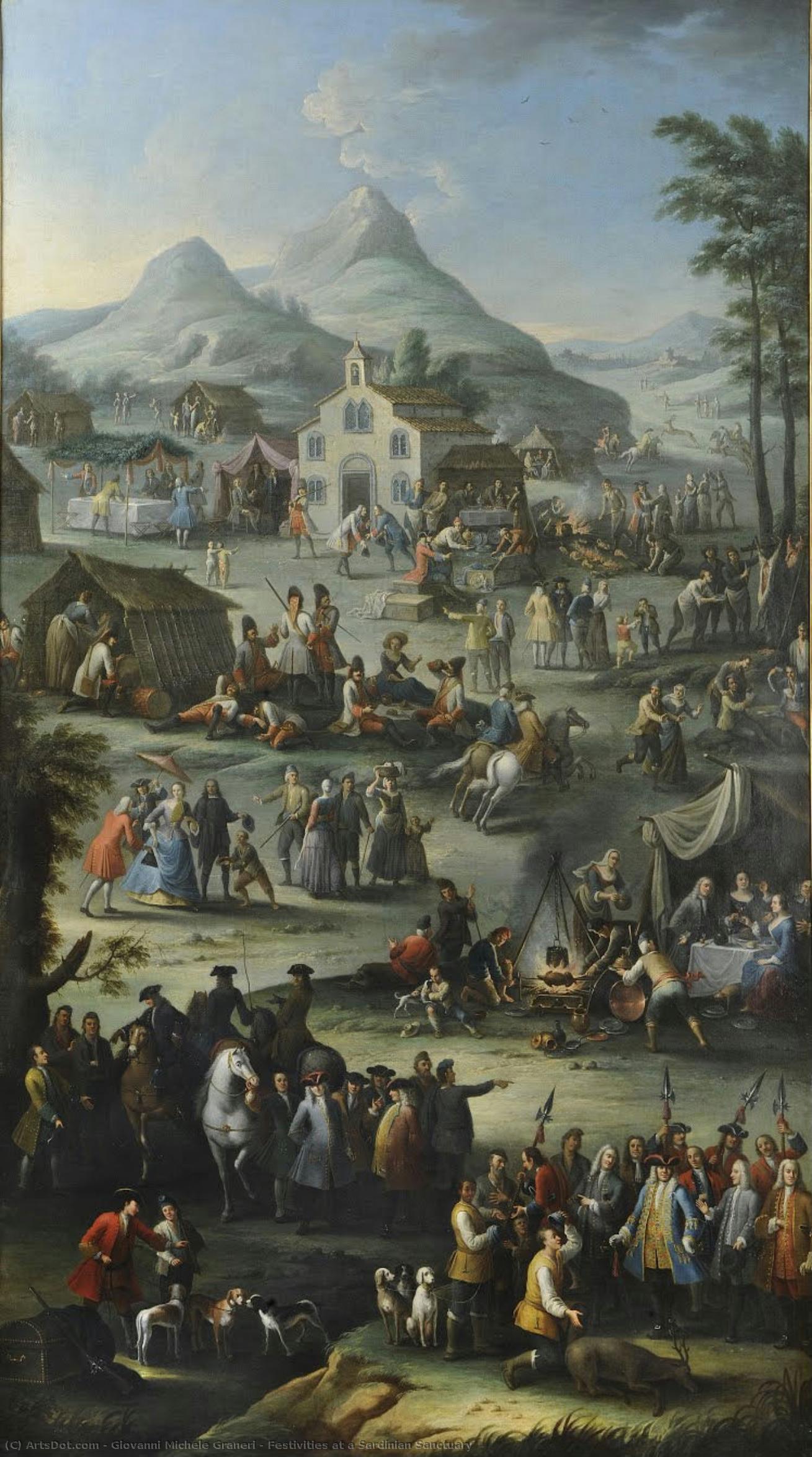 Festivities At A Sardinian Sanctuary — Giovanni Michele Graneri