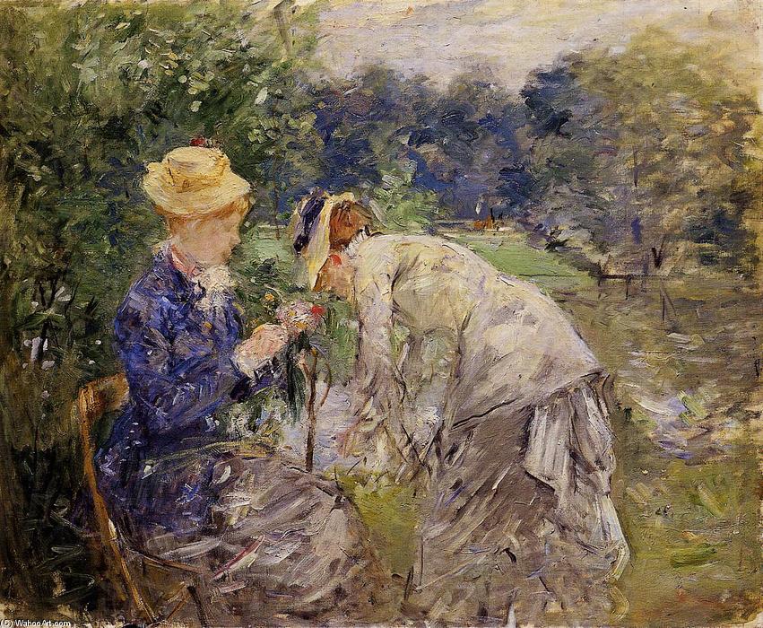 In The Bois De Boulogne — Berthe Morisot