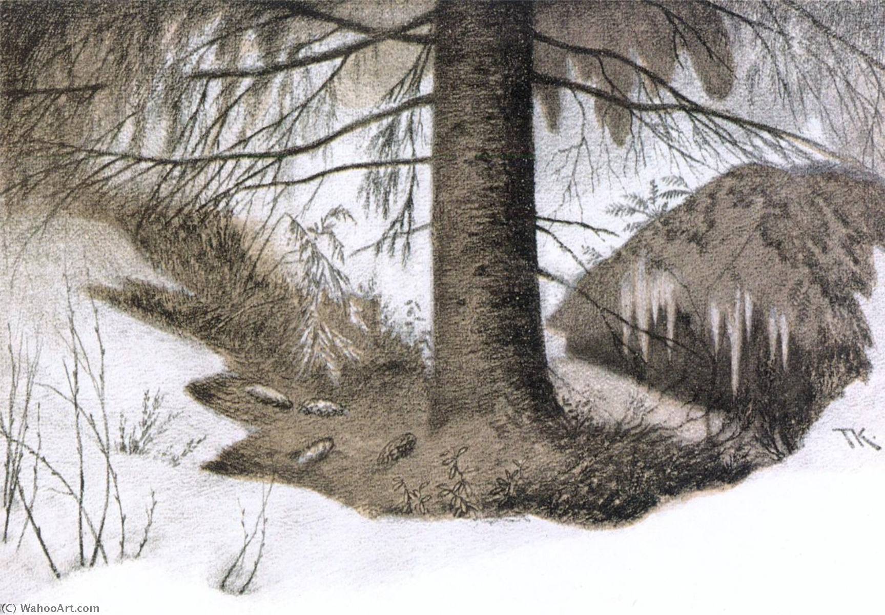 Forest's Wintergarden — Theodor Kittelsen
