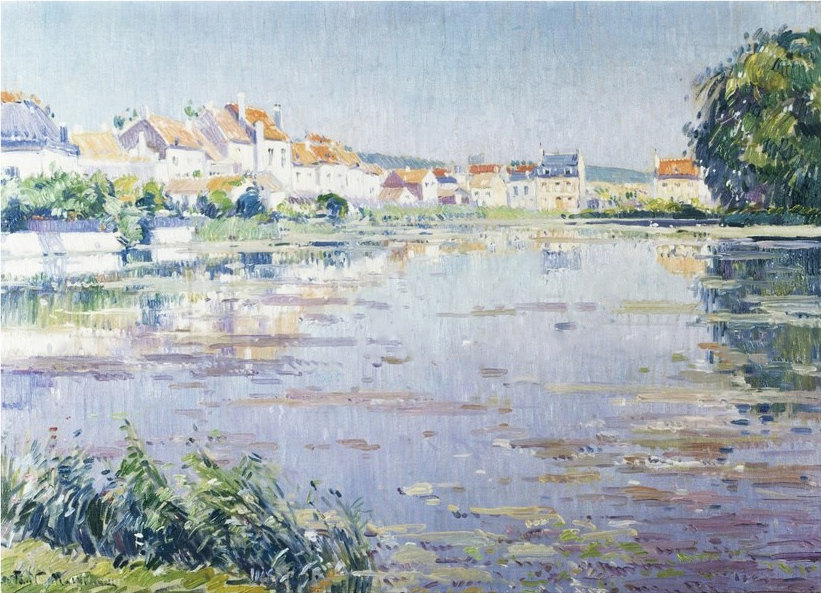 Houses On The Lake In Boitsfort — Paul Mathieu