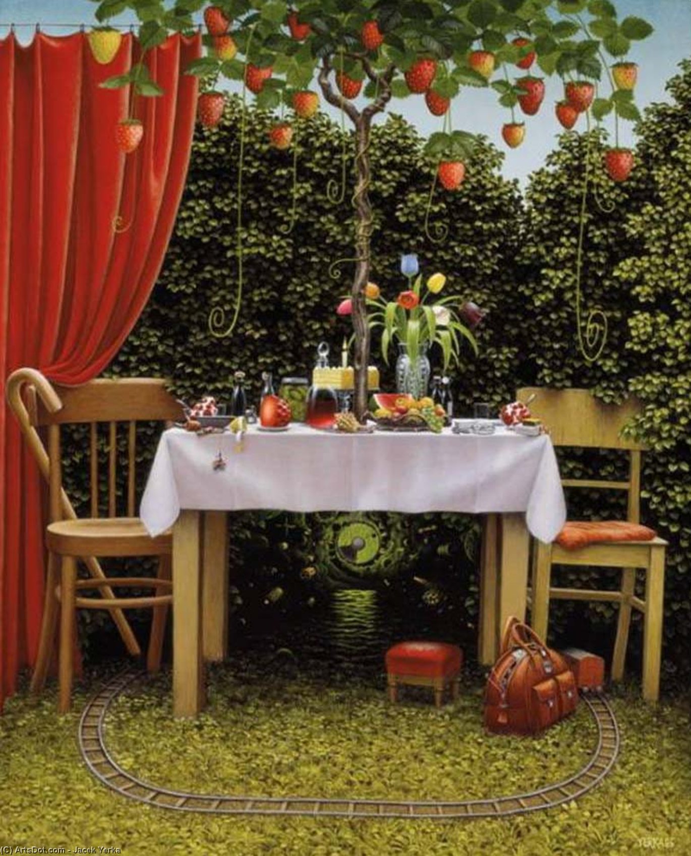 Strawberry Tree — Jacek Yerka