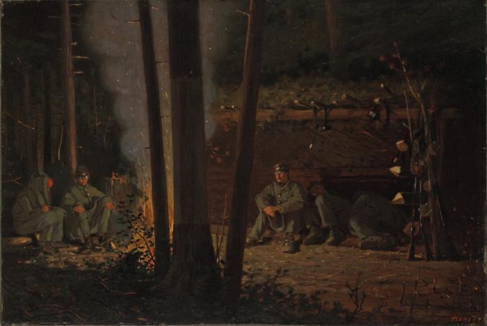 In Front Of Yorktown — Winslow Homer