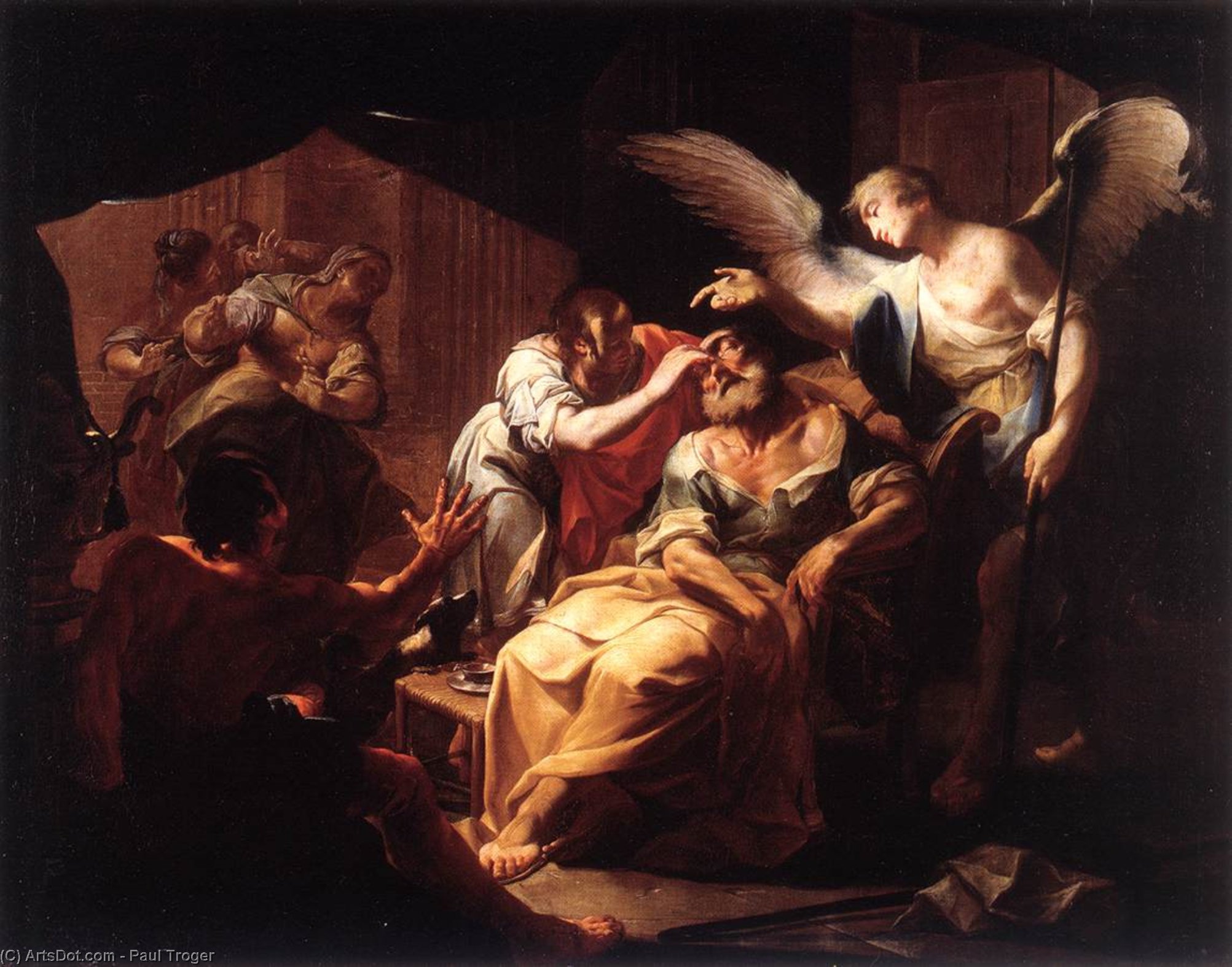 Healing Of Old Tobit — Paul Troger